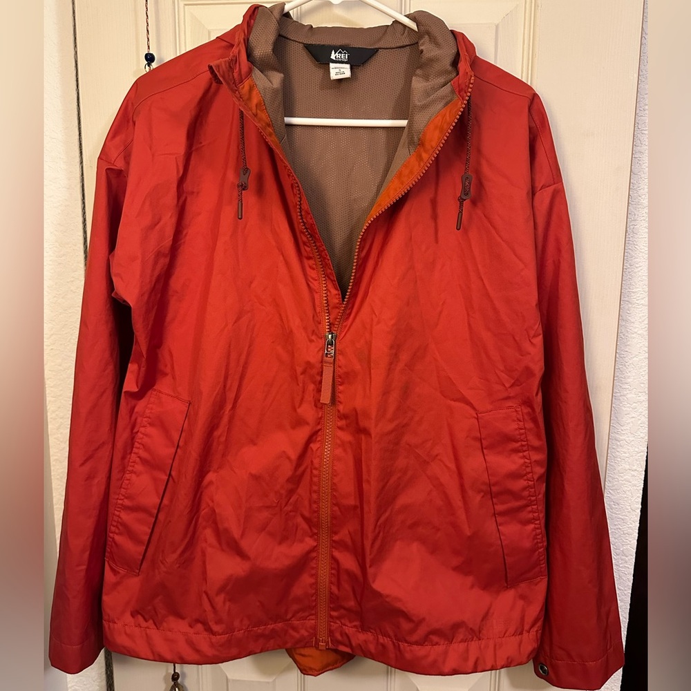 REI rain jacket